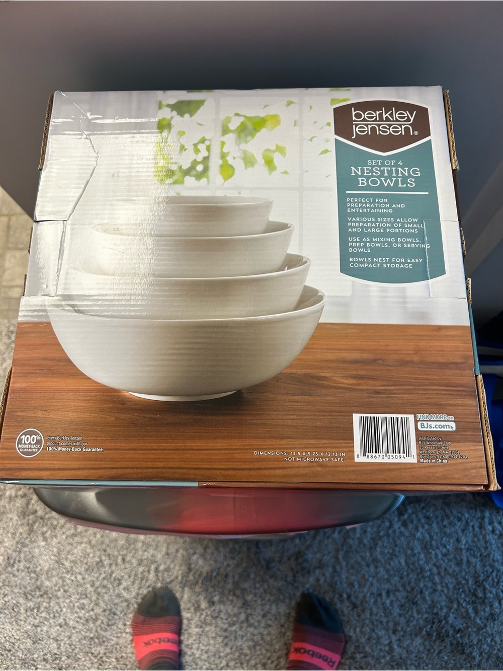 Berkley Jensen White Nesting Mixing Bowls - Set of 4